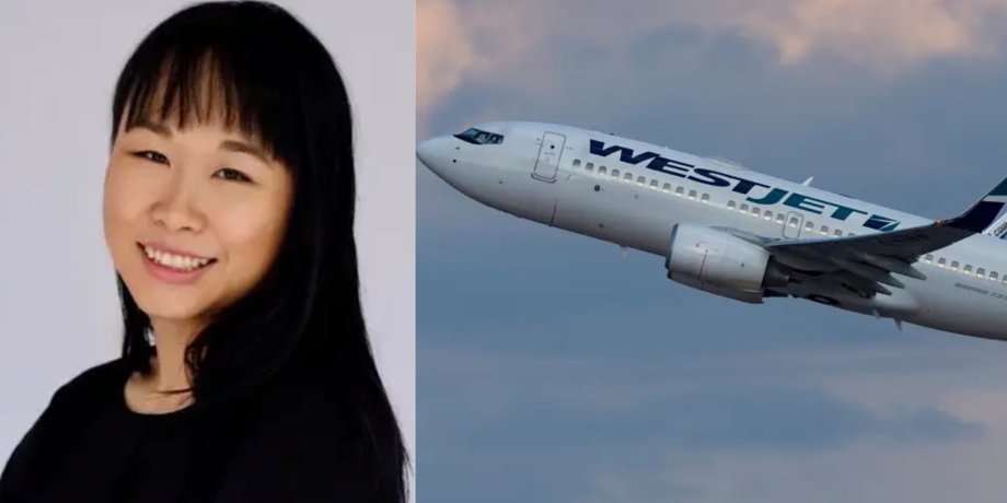 Женщину сняли с рейса, Джоанна Чиу, пассажирка, WestJet, авиакомпания, часто ходила в туалет, проблемы с желудком, полет