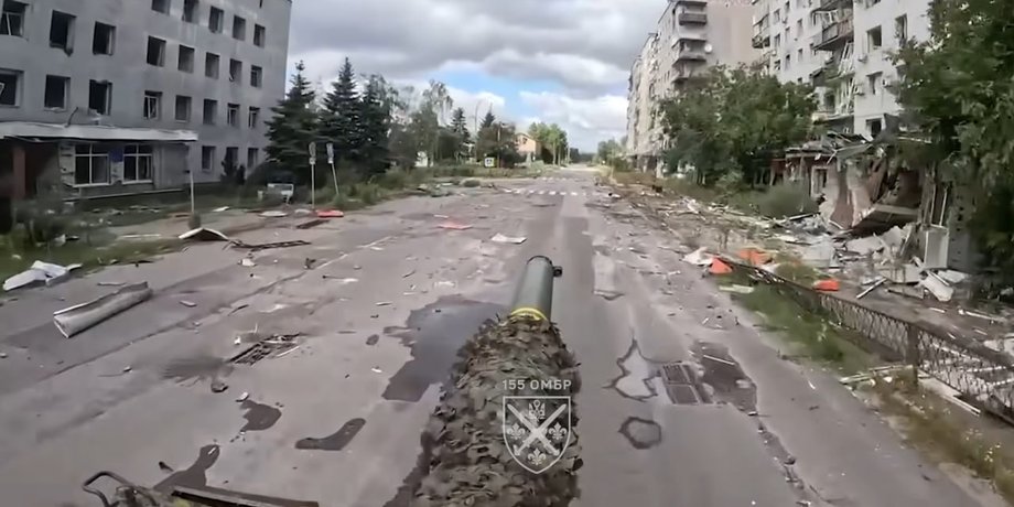 танк Leopard в покровске