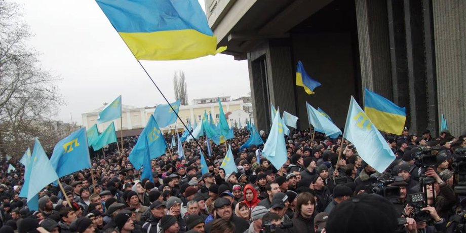Проукраинский митинг в Крыму