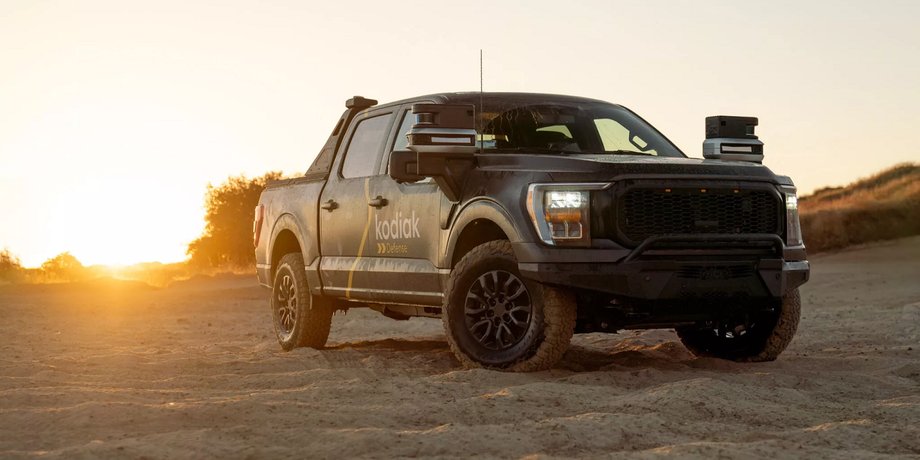 Ford, Ford F-150, Kodiak Robotics, Авто, Автомобили, Пикап, Пикапы, Технологии, Армия, Разработки, Фото