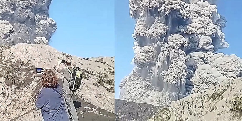 В Индонезии извергается вулкан Дуконо
