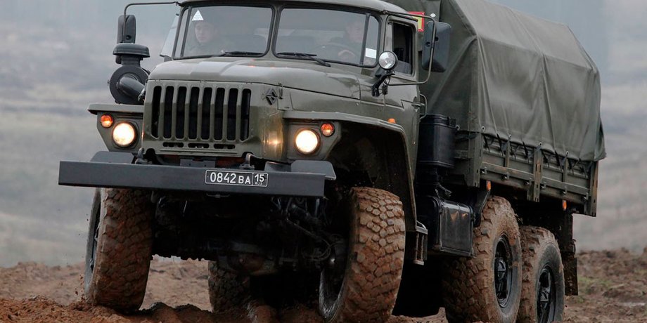 грузовик, военный грузовик, армейский грузовик