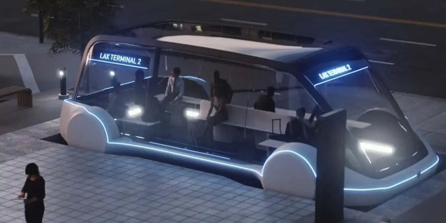 Tesla, Автобус, Беспилотный транспорт, Автономный транспорт, Авто, Автомобили, Видео, Илон Маск