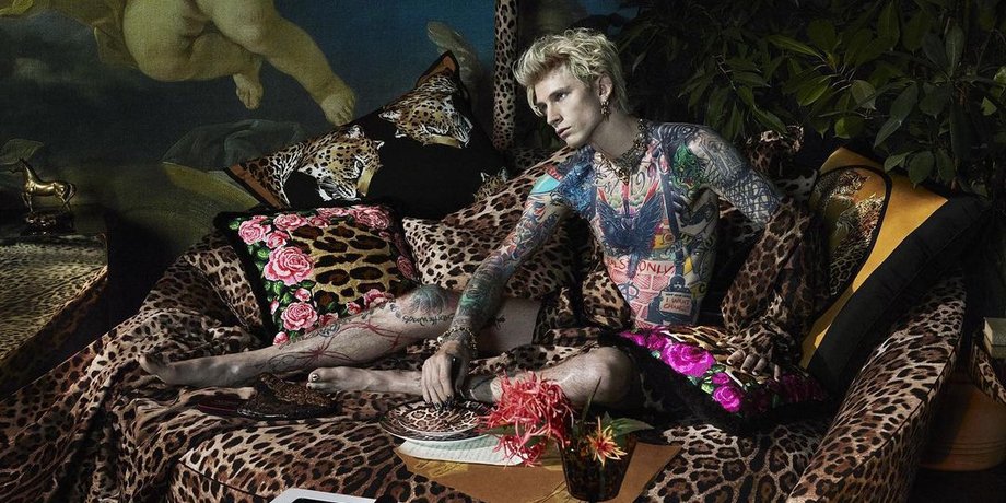 Machine Gun Kelly, машин ган келли, рекламная кампания, Dolce & Gabbana Casa, дольче габбана