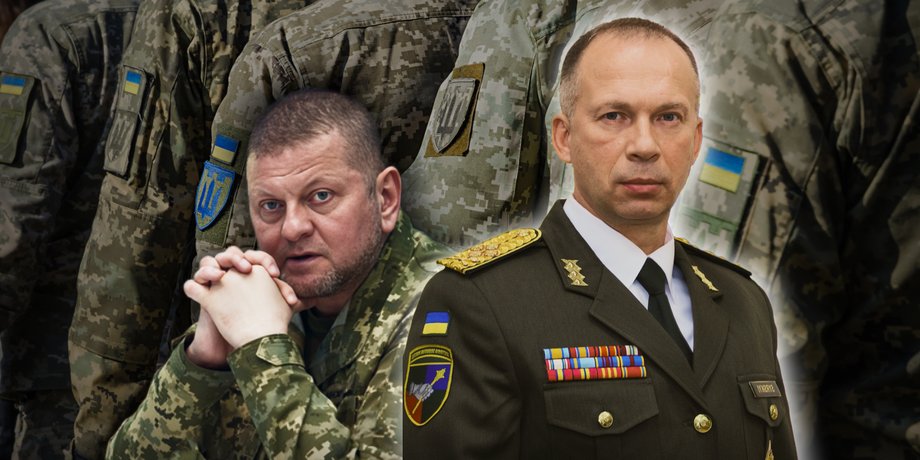 Валерій Залужний, Олександр Сирський
