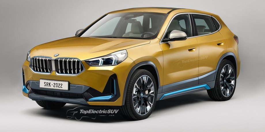 BMW, BMW iX2, Электрокар, Электромобили, Новинки, Кроссоверы, Фото, Дизайн, Модель, Авто, Автомобили