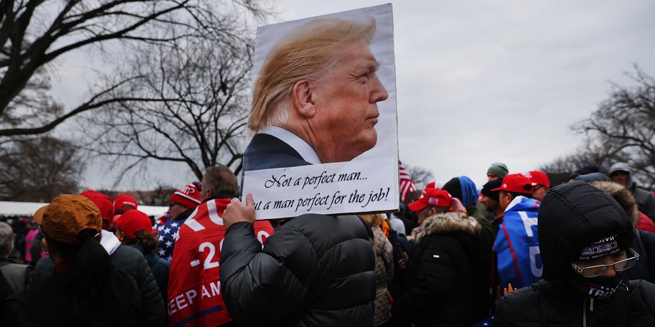 протесты, вашингтон, портрет трампа