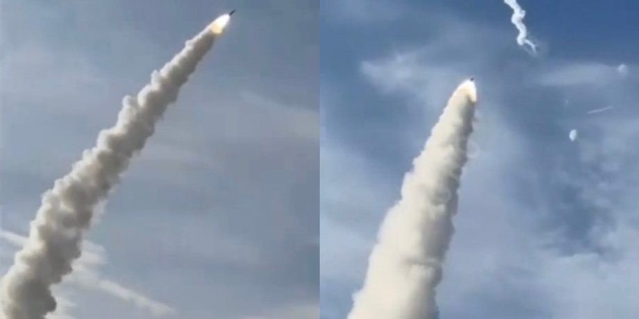 HIMARS, ракета, дым
