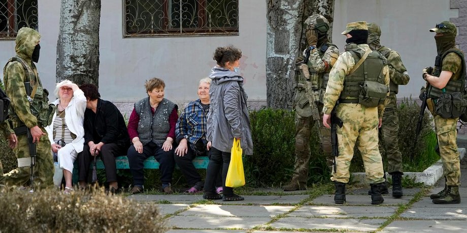 российские войска, Херсон, Херсонская область, правый берег, коллаборанты, сдаться в плен