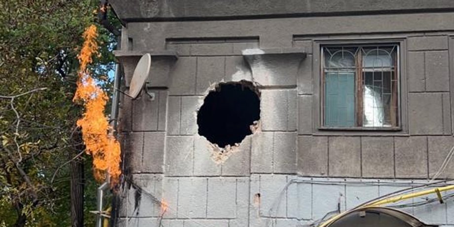 запоріжжя обстріл, газова труба, ракетний обстріл, ракетний удар