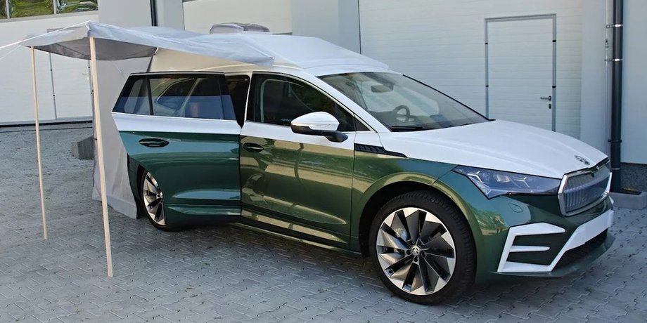 Skoda Enyaq iV, Skoda Enyaq, новый Skoda Enyaq, дом на колесах, электромобиль Skoda Enyaq