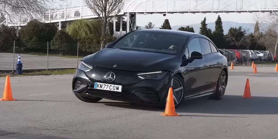 Mercedes-Benz, Mercedes-Benz EQE, Электрокар, Электромобили, Авто, Автомобили, Управляемость, Видео, Эксперты