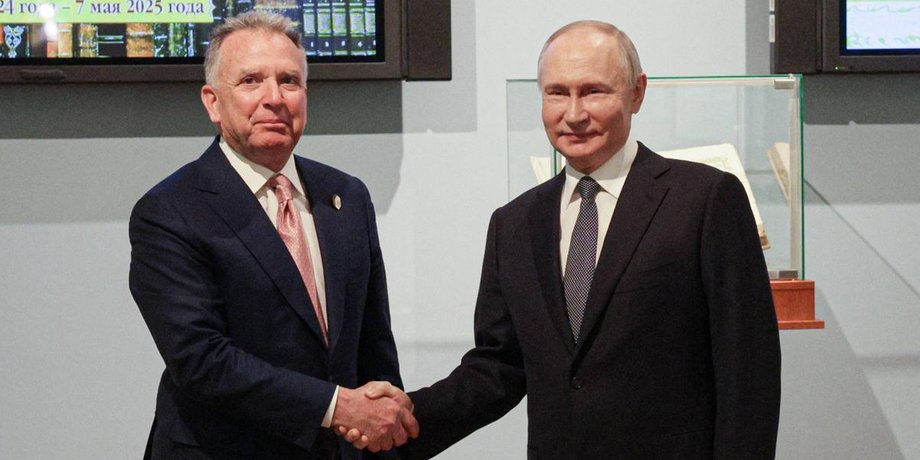 Стив Уиткофф и Владимир Путин