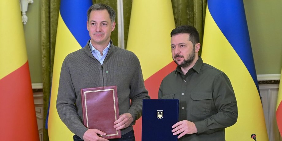 Володимир Зеленський, президент України, прем'єр-міністр бельгії, членство нато, членство єс, бельгія, Олександр Де Кроо