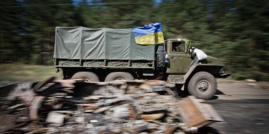 ЗСУ, автомобіль, донбас, військові, вибух