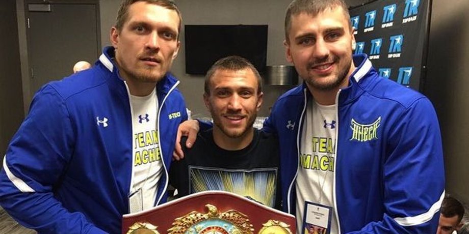 Александр Усик, Василий Ломаченко и Александр Гвоздик / Фото: Instagram