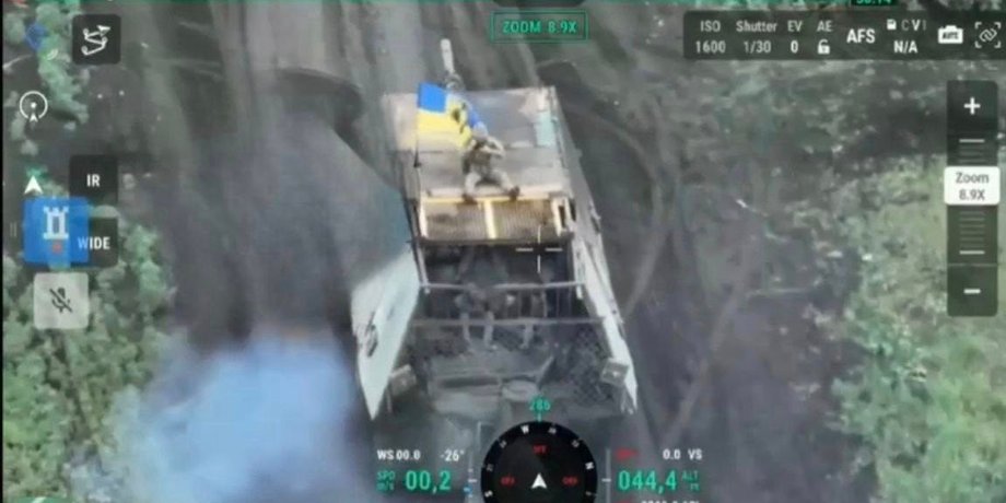 ВСУ захватили танк-черепаху Т-62МВ