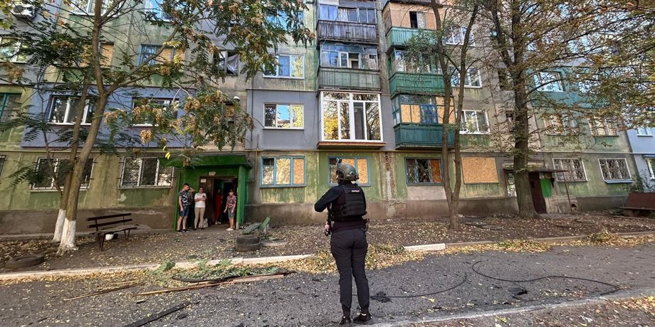обстрел, обстрел Донецкая область