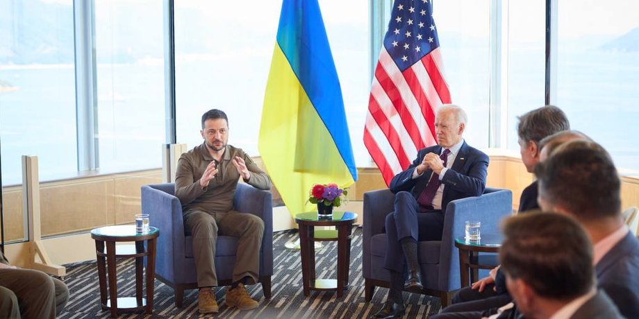 допомога США, президент США, Джо Байден, Володимир Зеленський, Андрій Єрмак, саміт G7, переговори в Японії
