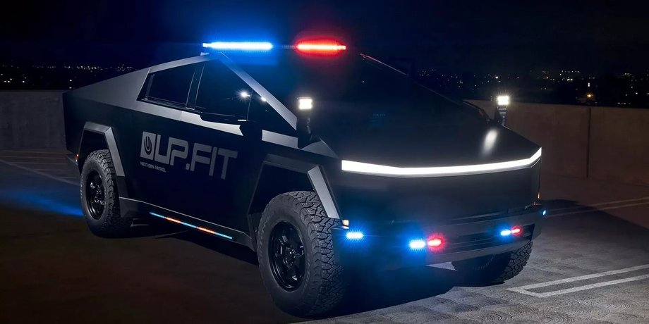 поліцейська Tesla Cybertruck, Tesla Cybertruck, пікап Tesla Cybertruck, електромобіль Tesla, поліцейська Tesla