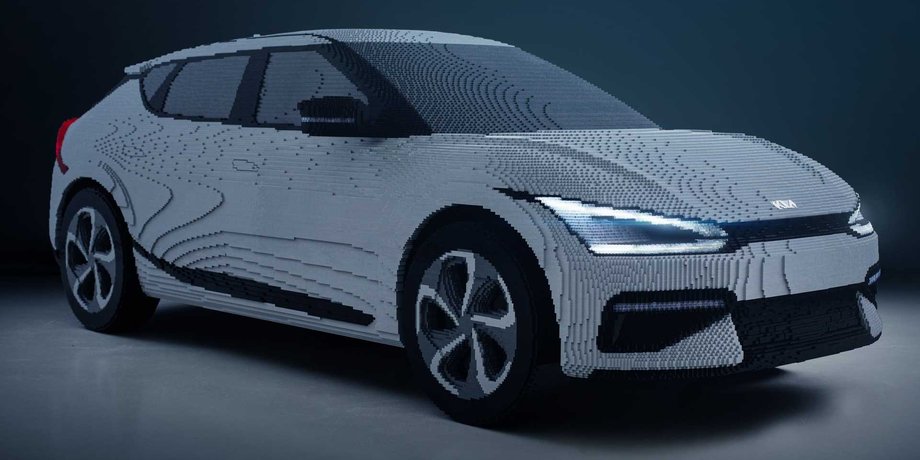Kia, Kia EV6, Lego, Конструктор, Авто, Автомобілі, Фото, Відео, Електромобілі, Електрокари, Тиждень дизайну в Мілані