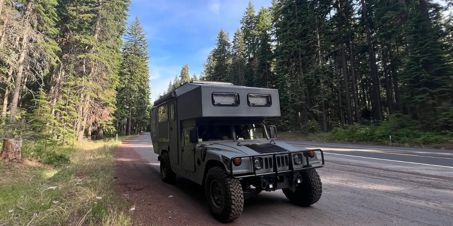 дом на колесах Хаммер, дом на колесах, автодом Хаммер, Hummer H1, автодом Hummer