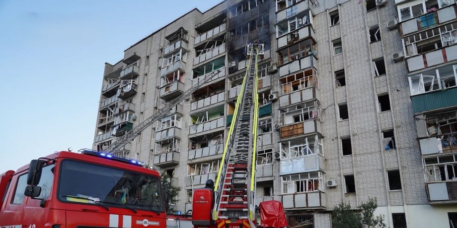 Наслідки обстрілу в Черкаській області