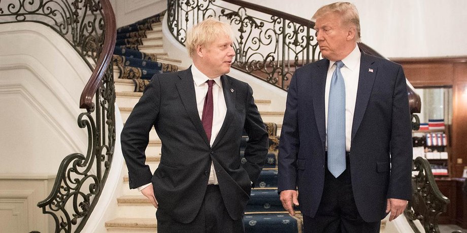 Дональд Трамп, Борис Джонсон, война в Украине, мирный план трампа, война в Украине