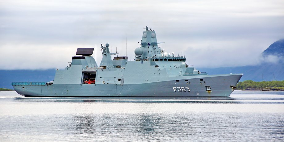 Данія, військово-морські сили НАТО, військовий фрегат, війна в Ізраїлі