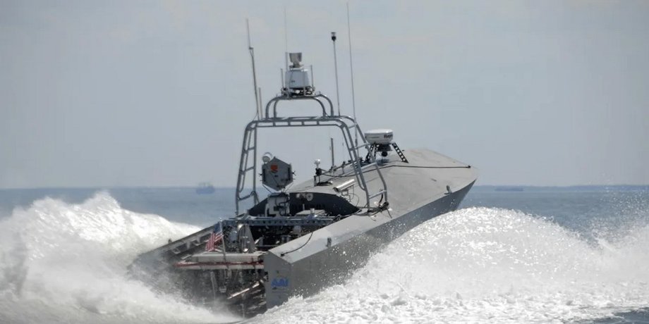 беспилотный катер, разминирование, вмс сша