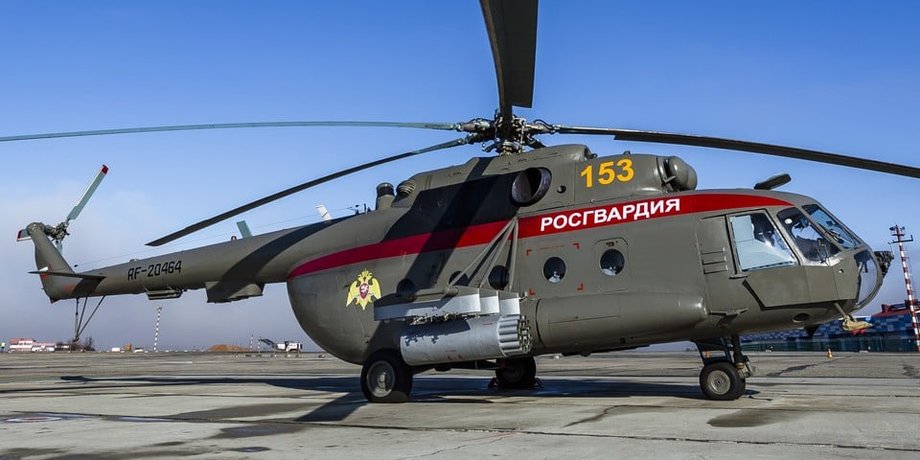 вертольоти окупантів, крадені вертольоти в росгвардіі