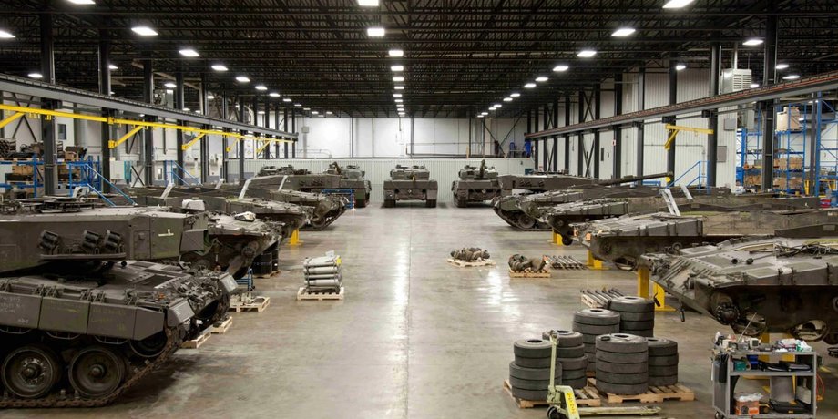 Leopard 2, ремонт танков Leopard 2