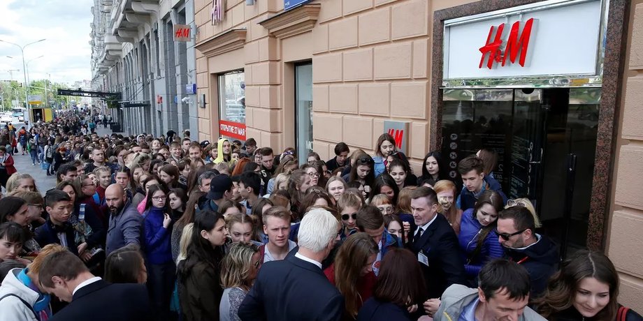 H&M, россия, москва, распродажа, санкции против россии, война с украиной