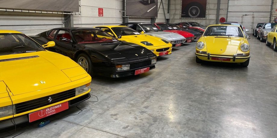 коллекция суперкаров, Ferrari 512, Ferrari Testarossa, Porsche 911, коллекция авто, ретро авто