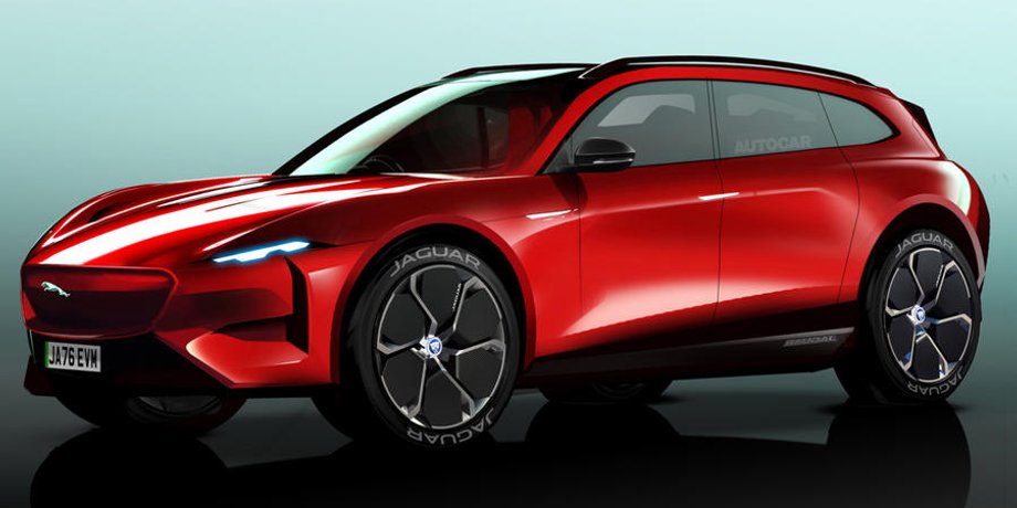 електромобіль Jaguar, електрокросовер Jaguar, новий Jaguar, кросовер Jaguar