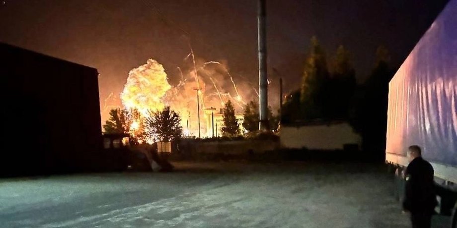 Вибух в аеропорту Брянська