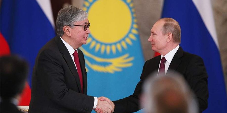 Касым-Жомарт Токаев, Владимир Путин, Казахстан, Россия, бензин, фото
