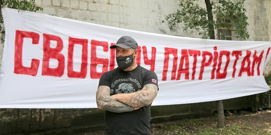 Лидер "Национального корпуса" Андрей Билецкий