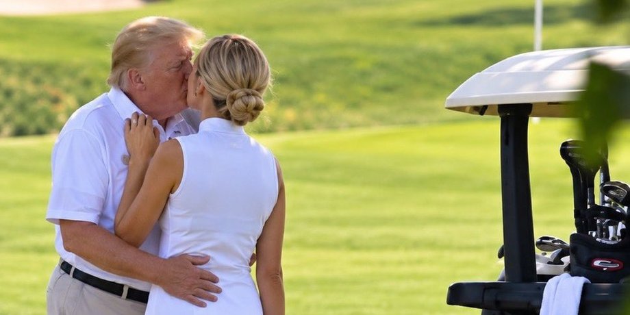 поцелуй дональда трампа и натали харп