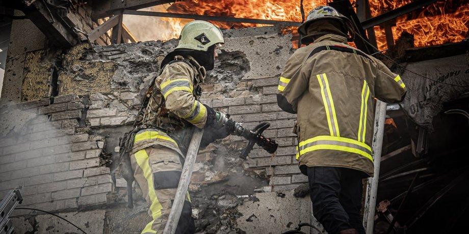 Зображення наслідків атаки ЗС РФ