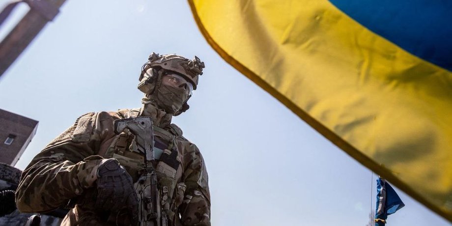 Зсу, військовий, чоловік, прапор україни