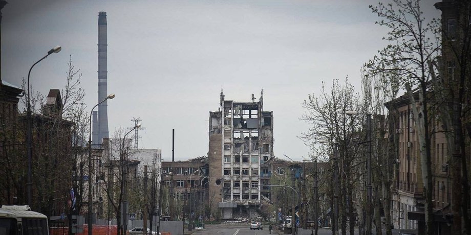Маріуполь, місто, вулиця, фото