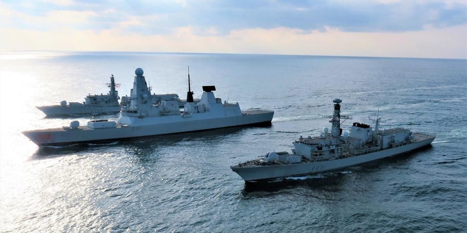 Highmast, військові навчання, навчання ВМС, навчання флоту, Принц Уельський, Британський авіаносець Prince of Wales, авіаносець Принц Уельський