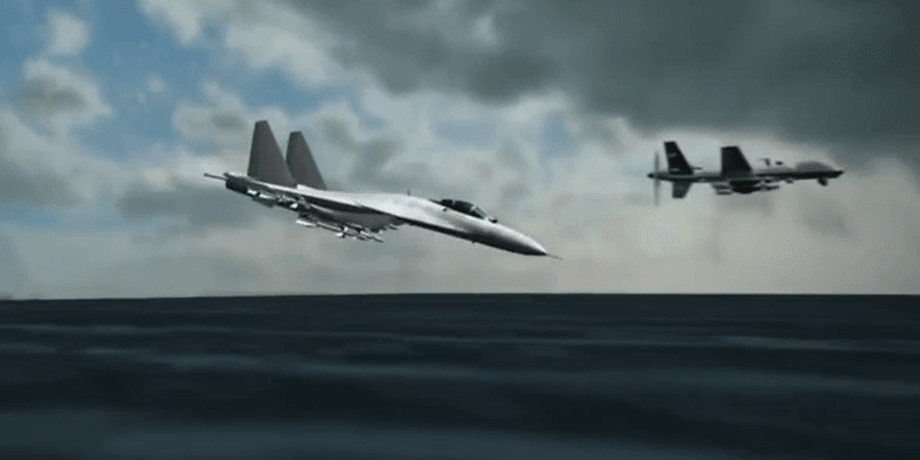 MQ-9 Reaper, БПЛА, Черное море, истребитель Су-27, крушение, столкновение, Кремль, США, Россия