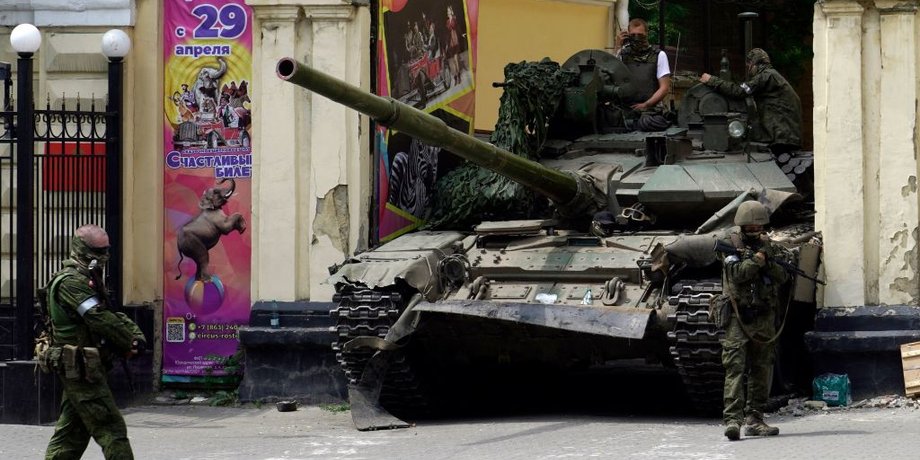 ПВК Вагнер, Ростов-на-Дону, заколот, повстання