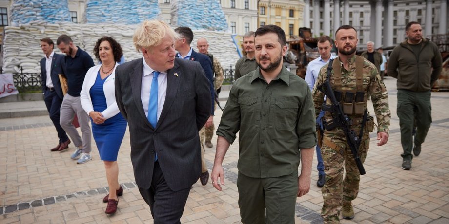 Борис Джонсон война в Украине, Владимир