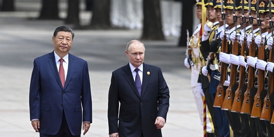 Осільник Кремля Володимир Путін і Лідер Китаю Сі Цзіньпін