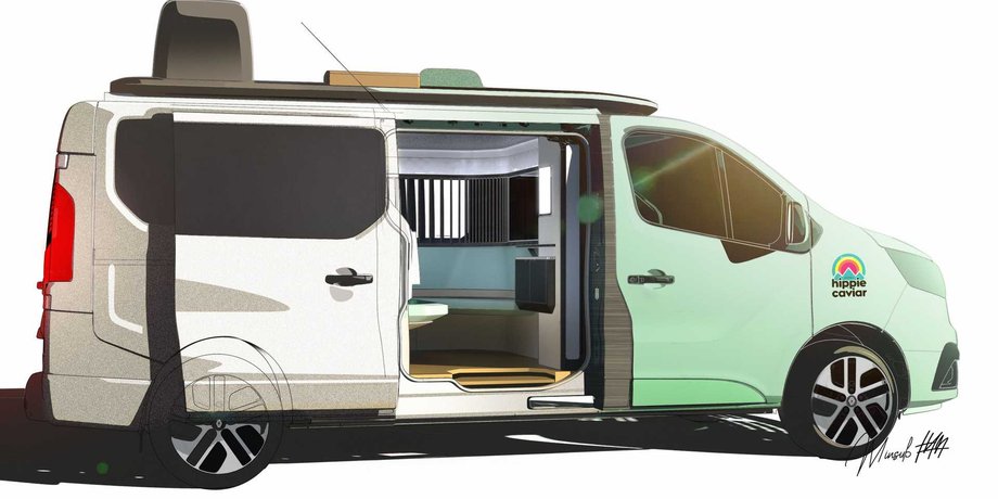Renault Trafic Hippie Caviar Hotel