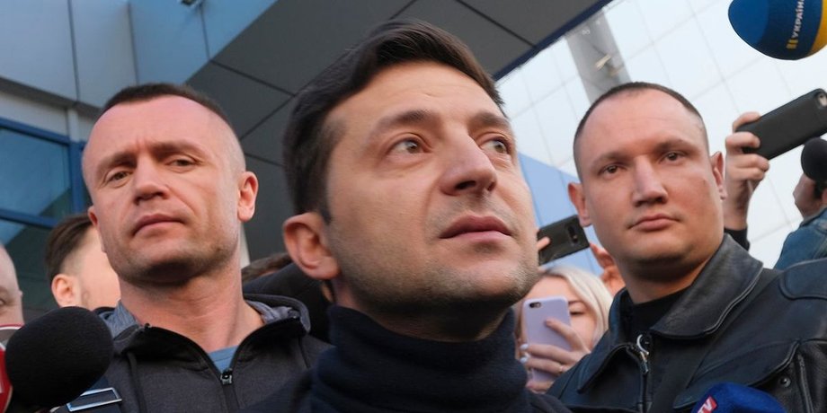 Володимир Зеленський, президент, охоронці,
