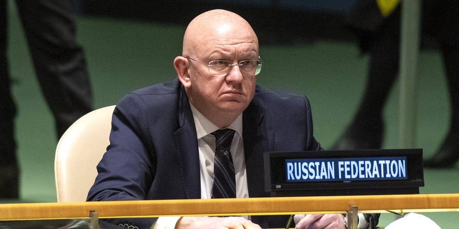 Василий Небензя, российская пропаганда, Владимир Зеленский, мобилизация в России, Сергей Лавров, обращение Зеленского
